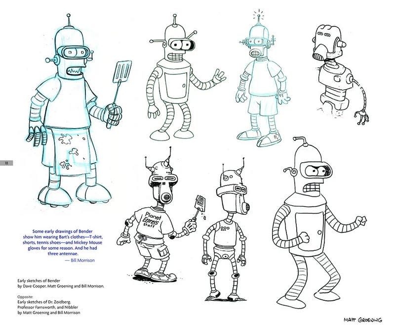 Image: <a class="link " href="https://www.hollywoodreporter.com/news/general-news/futurama-getting-art-book-treatment-1235882530/" rel="nofollow noopener" target="_blank" data-ylk="slk:Abrams ComicArts/The Hollywood Reporter;elm:context_link;itc:0;sec:content-canvas">Abrams ComicArts/The Hollywood Reporter</a>