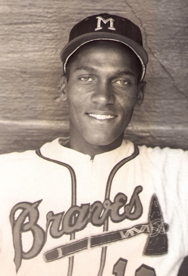 A young Bill Lucas. (Atlanta Braves)