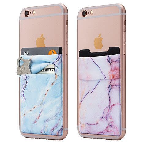 Marble Cell Phone Cardholder