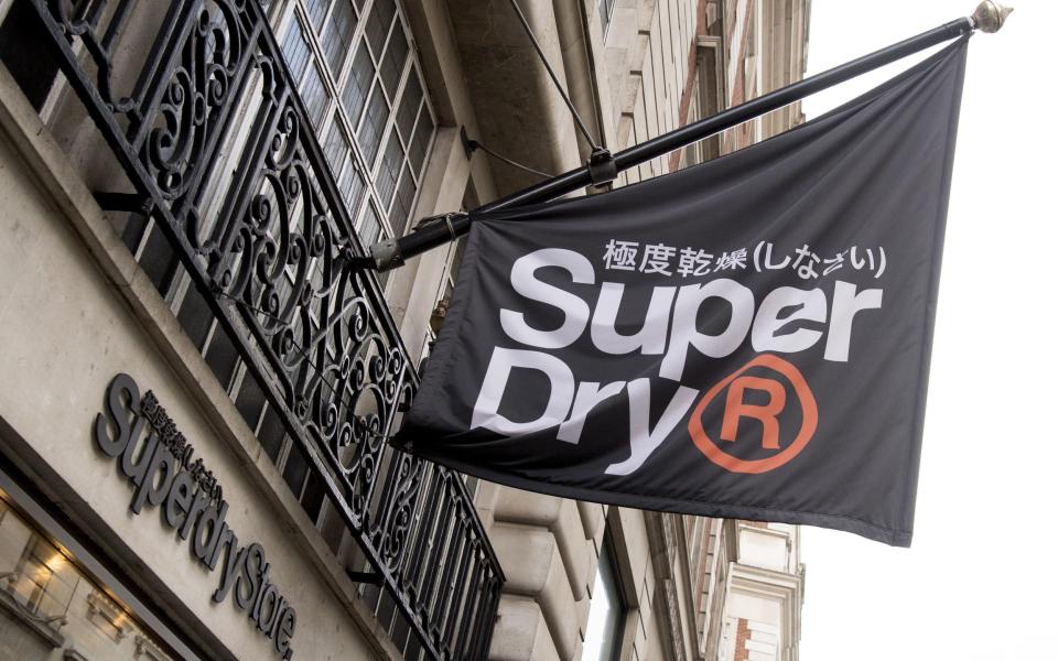 Superdry shares have surged after it reported half year sales up 3.6pc - Ian West/PA Wire