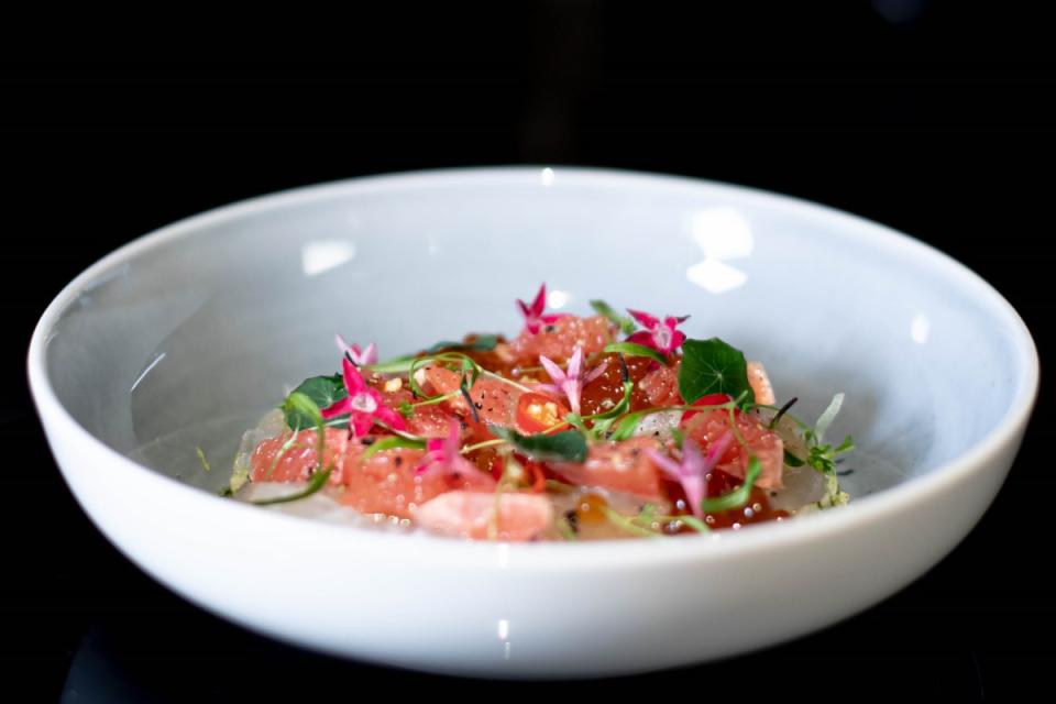 Chaoshan ceviche. (PHOTO: 1925 Brewing Co.)