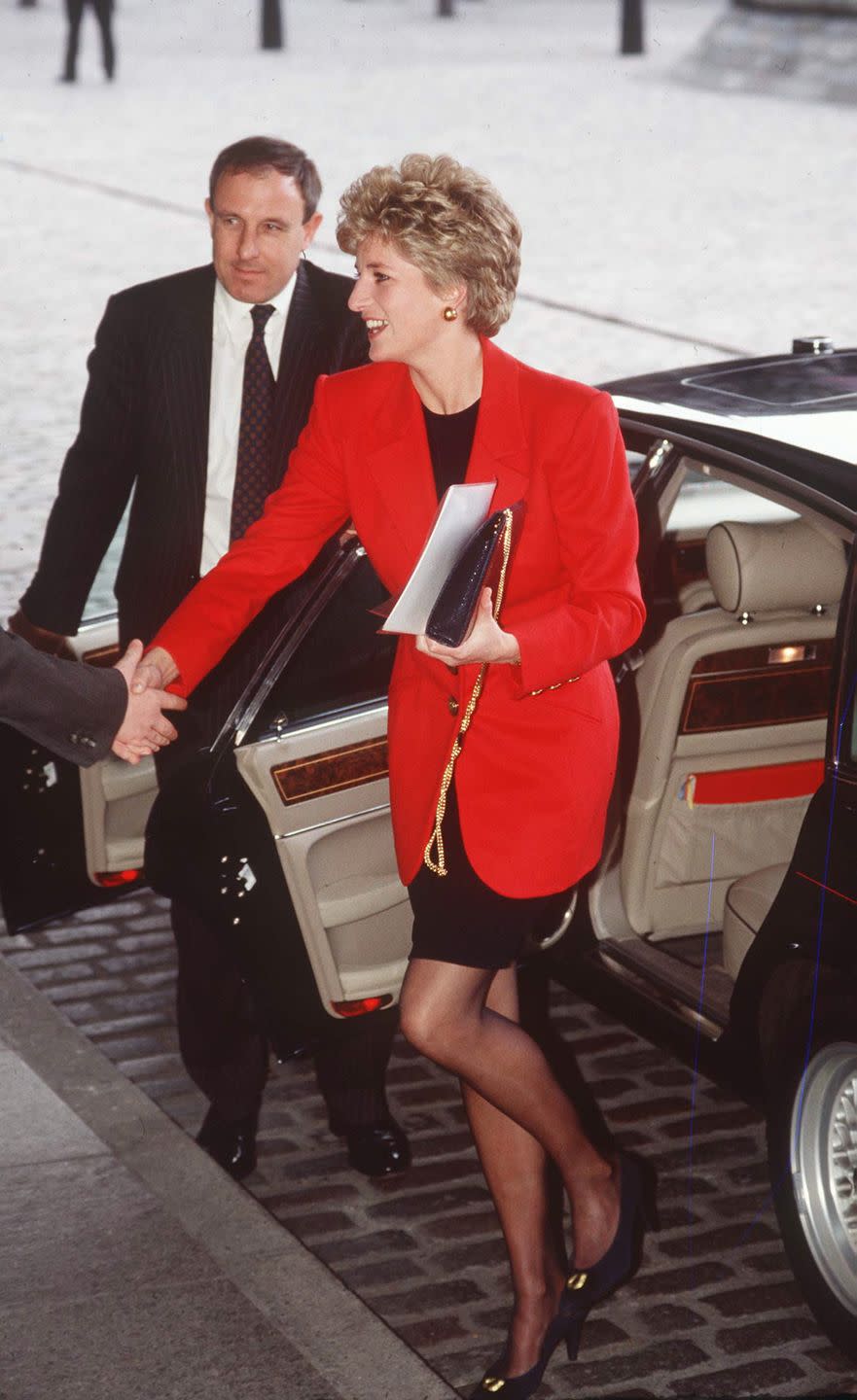 <p>LBD, meet the classic red blazer. Diana wowed in this head-turning outfit combination in March 1993.<br></p>