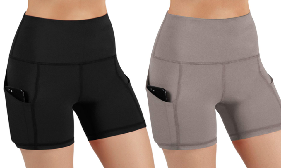 Ododos High Waist Tummy Control Yoga Short are best-sellers on Amazon, with nearly 4,100 near-perfect reviews. (Photo: Amazon)