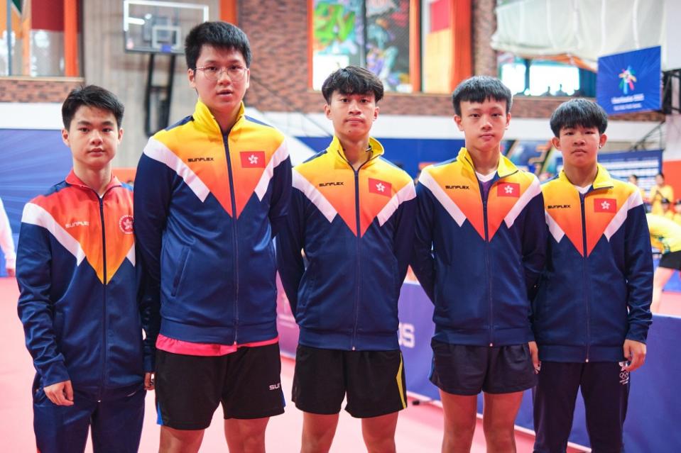 港男乒列小組第3未能出線。（圖：中國香港體育協會暨奧林匹克委員會）