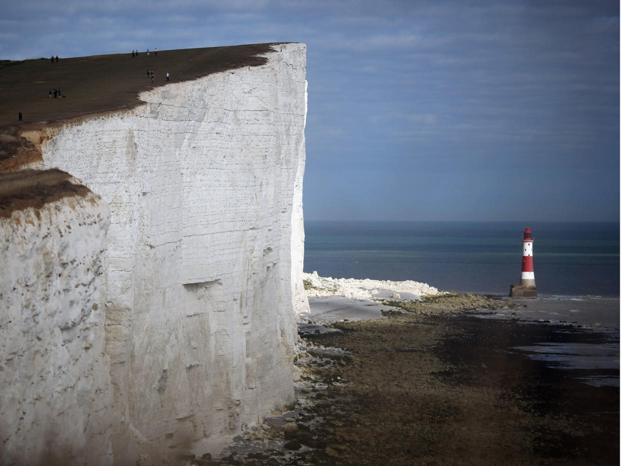 Beachy Head, close to where the suspected 'chemical incident' took place: Getty