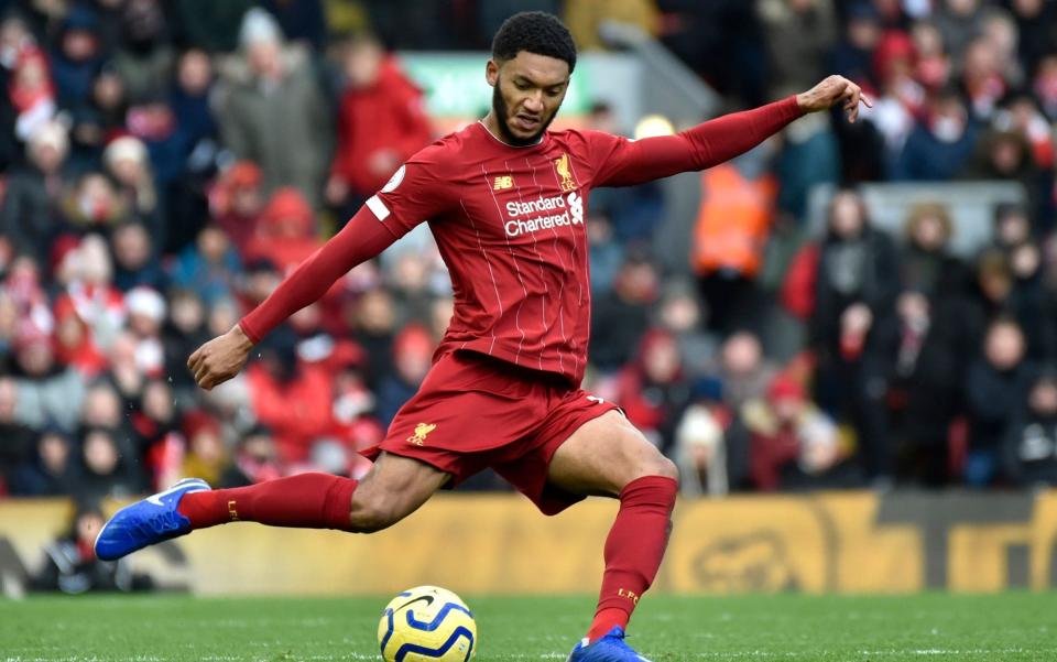 Joe Gomez is growing in importance to this Liverpool side - AP