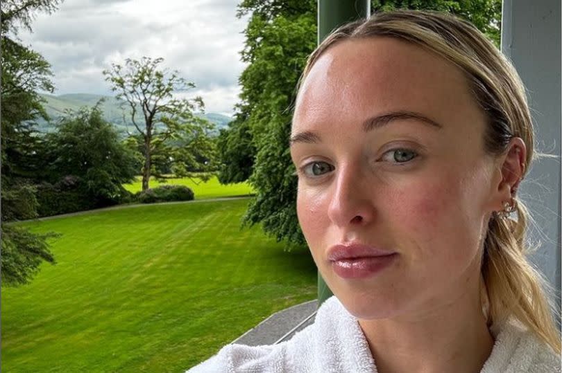 Jorgie showed off her glowing skin -Credit:Jorgie Porter Instagram