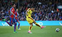 <p>Burnley’s Andre Gray scores their second goal </p>