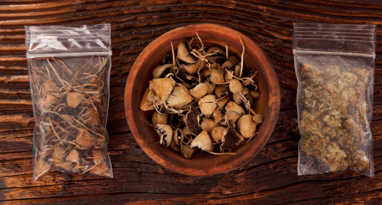 Psilocybin, an ingredient in "magic mushrooms," is a promising treatment for depression. Researchers have now found a more affordable, faster way to produce it. (Photo: Getty Images)