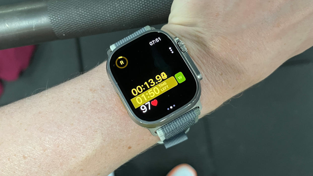  Apple Watch Ultra 2 using traditional strength training. 