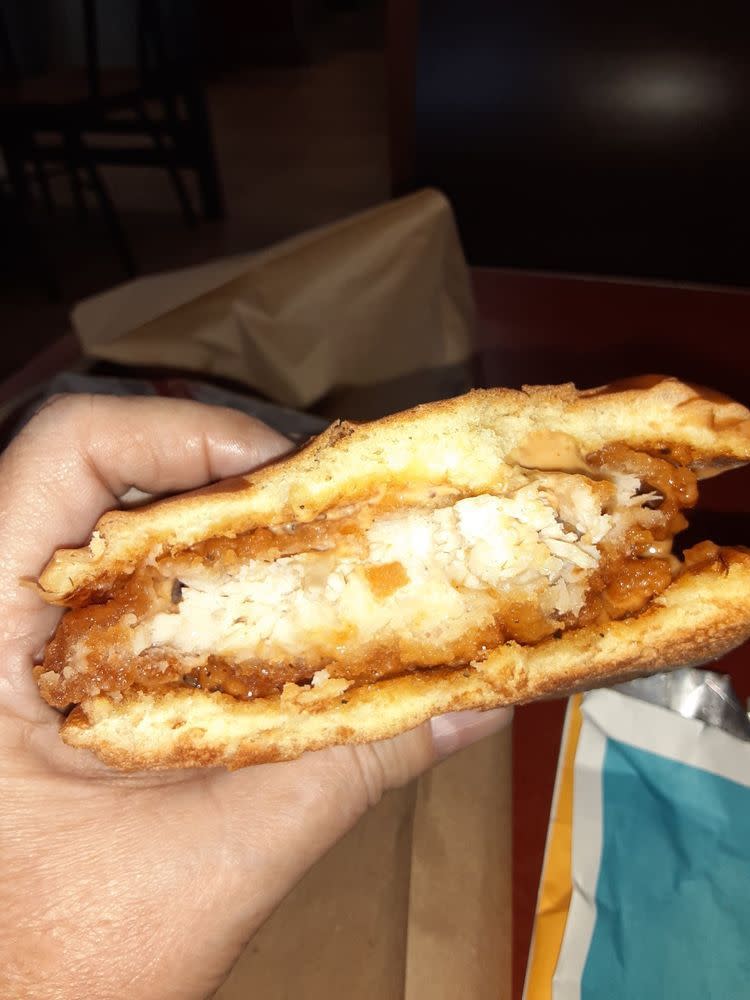 the cluck sandwich from jack in the box