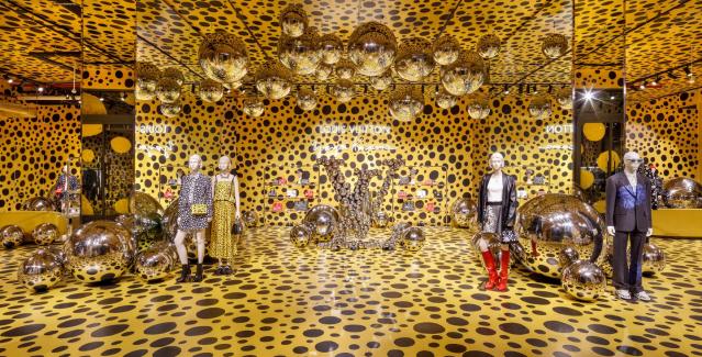 Yayoi Kusama collection with fashion house Louis Vuitton on Bond