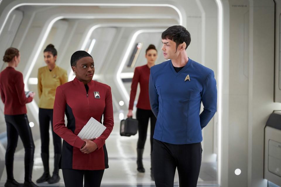 celia rose gooding, ethan peck, star trek strange new worlds