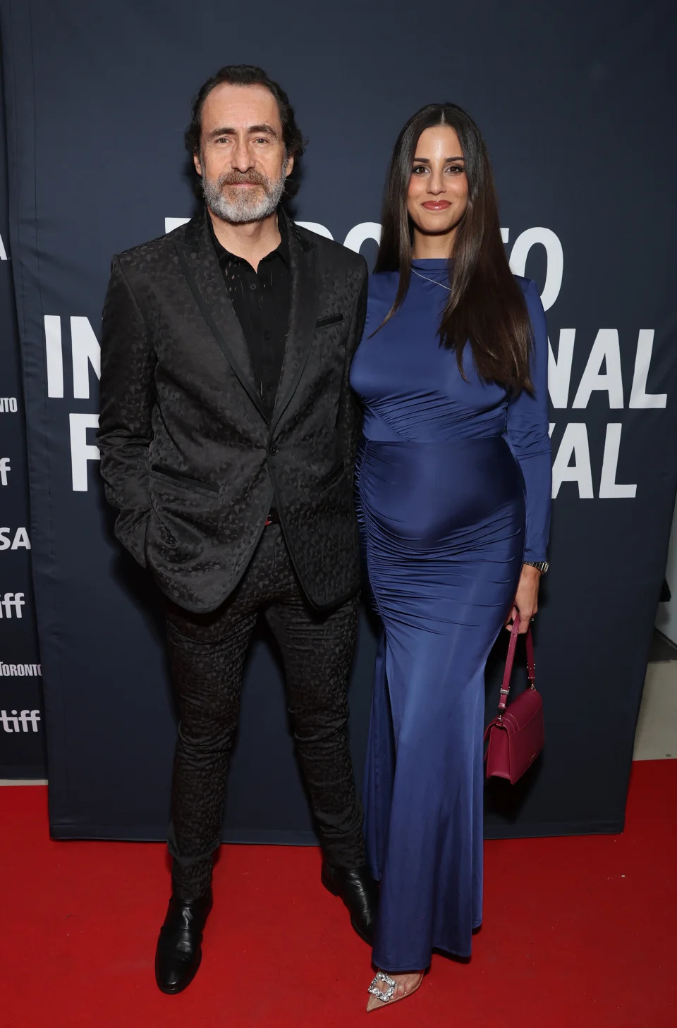 Demián Bichir y Victoria Aletta.  (Photo by Robin Marchant/Getty Images)