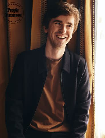 <p>Robby Klein/Contour by Getty</p> Freddie Highmore of 'The Good Doctor'