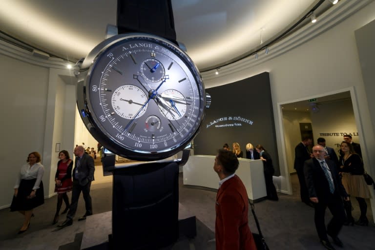 German watchmaker A. Lange & Soehne sought to make a big impression at the international luxury watchmakers show SIHH in Geneva