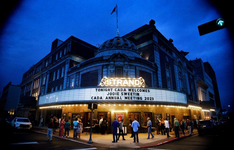 The Council on Alcoholism and Drug Abuse of NWLA (CADA) had actress Jodie Sweetin as the special guest that executive director Bill Rose talked to during the CADA's 2023 Annual Meeting at the Strand Theatre Wednesday evening, October 4, 2023.