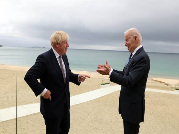 US President Joe Biden and UK Prime Minister Boris Johnson