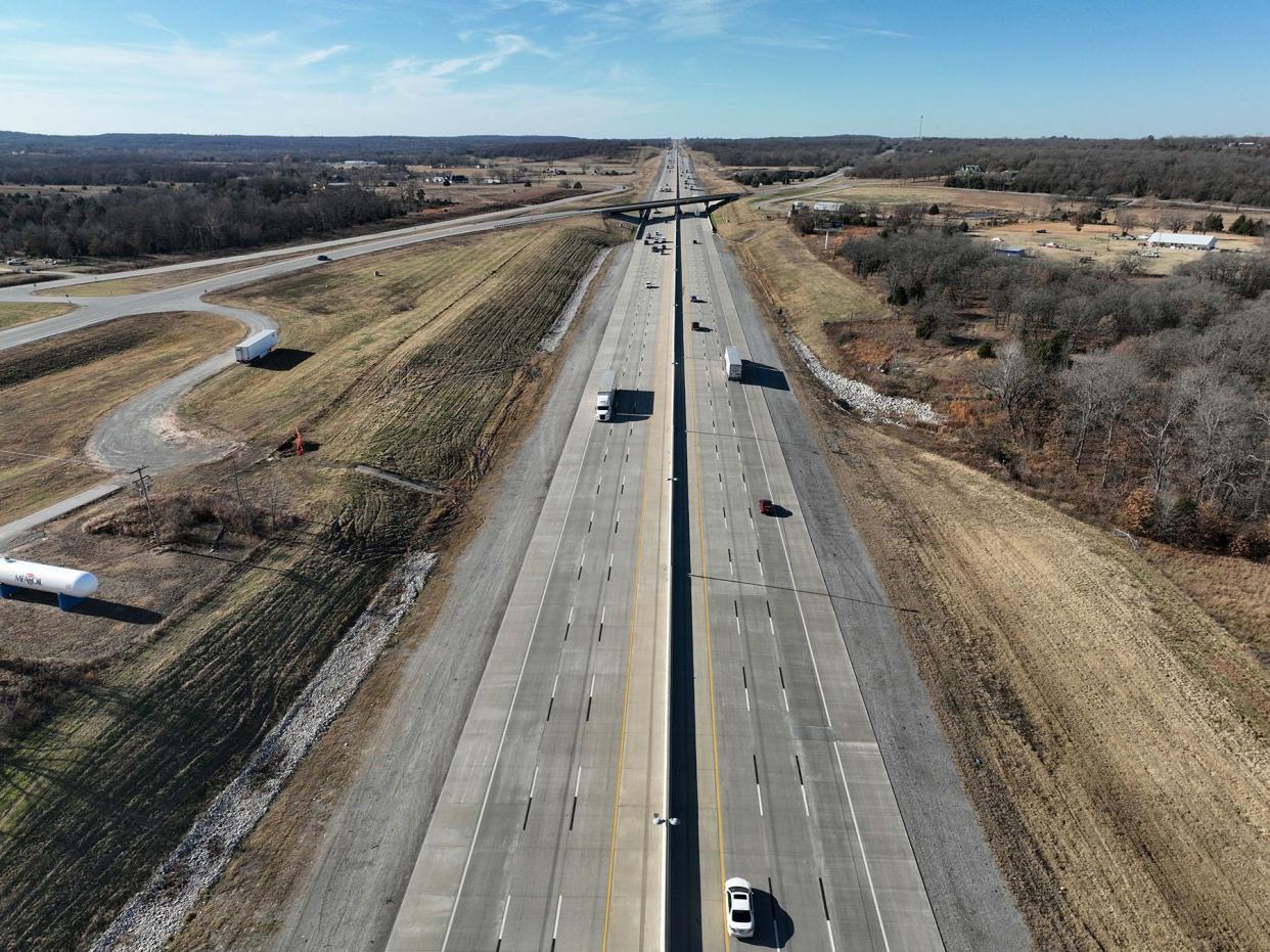 The six-mile widening of the Turner Turnpike will include a new full intersection at State Highway 66 in Heyburn.