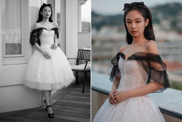 Jennie Wore a Debutantecore Chanel Wedding Dress on the Cannes Red Carpet