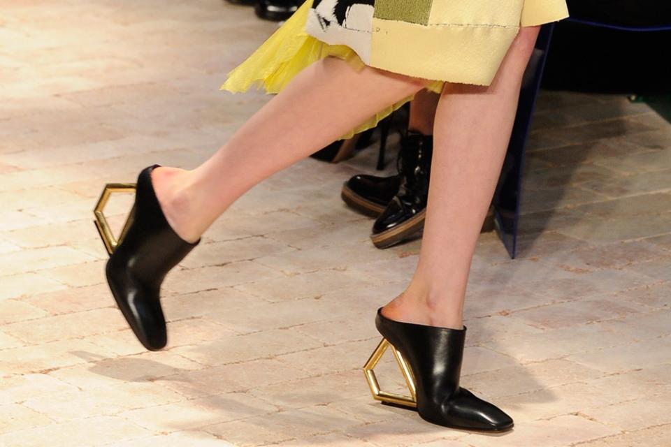 Céline spring 2014 architectural heels
