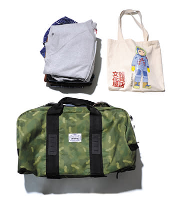 TRAVELLING BAG 30L．20L．15L 三段容量鞄檢閱
