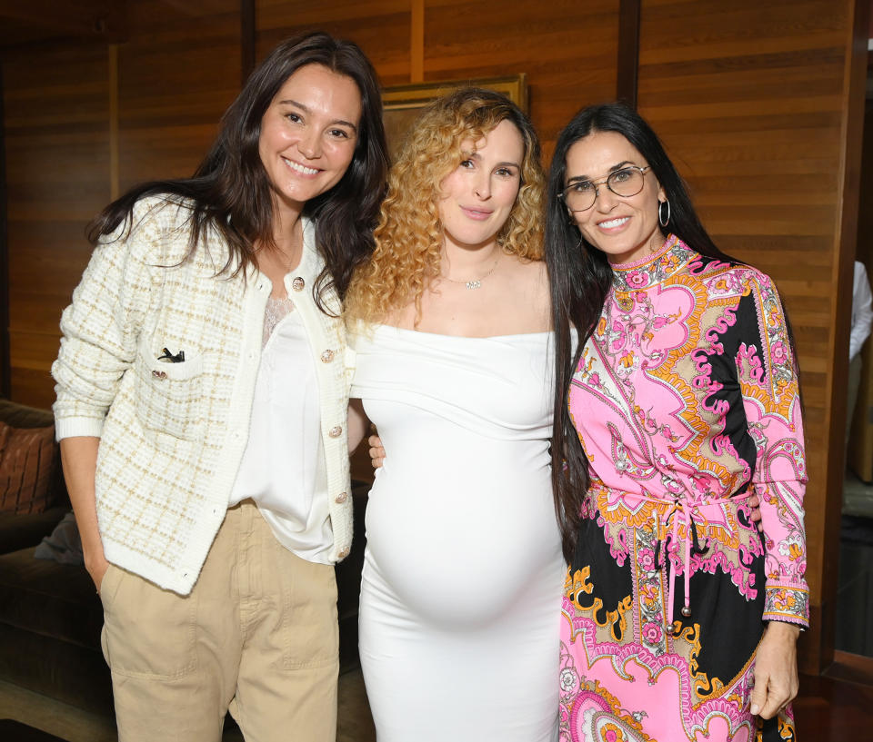 Demi Moore and her daughters throw Rumer Willis a baby shower, Los Angeles, Calif. on Mar 12, 2023. (Michael Simon / Shutterstock)