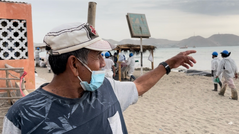 El pescador Eugenio Mercado