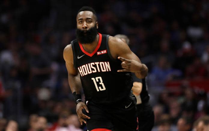 ▲火箭球星James Harden。（圖／美聯社／達志影像）