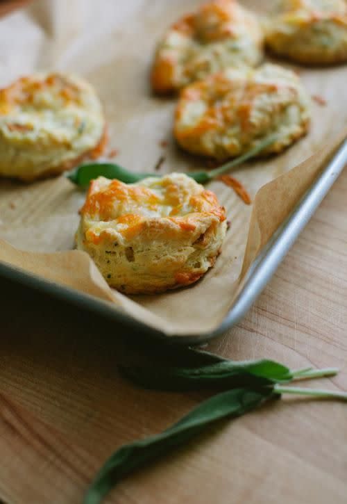 Apple, Sage, and Cheddar Biscuits