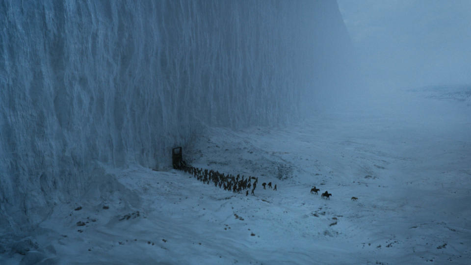 Jon Snow and the Free Folk venture beyond the Wall in the series finale of 'Game of Thrones' (Photo: HBO)