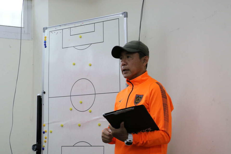 台北競技教練陳信安肯定球員表現。官方提供