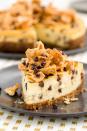 <p>Studded with mini chocolate chips and topped with pieces of waffle cones, this Italian-style cheesecake is insane.</p><p>Get the recipe from <a href="https://www.delish.com/cooking/recipe-ideas/recipes/a43604/cannoli-cheesecake-recipe/" rel="nofollow noopener" target="_blank" data-ylk="slk:Delish;elm:context_link;itc:0;sec:content-canvas" class="link ">Delish</a>. </p>