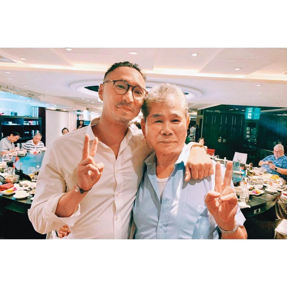  Ryan今年替已經78歲的爸爸龍麟建設董事長葉松年慶生。（翻攝自Ryan Yeh IG）