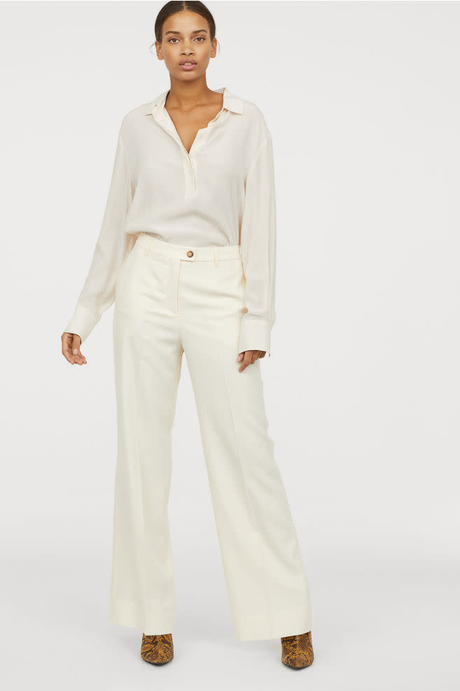 H&M Wide-Leg Pants. (Photo: H&M)