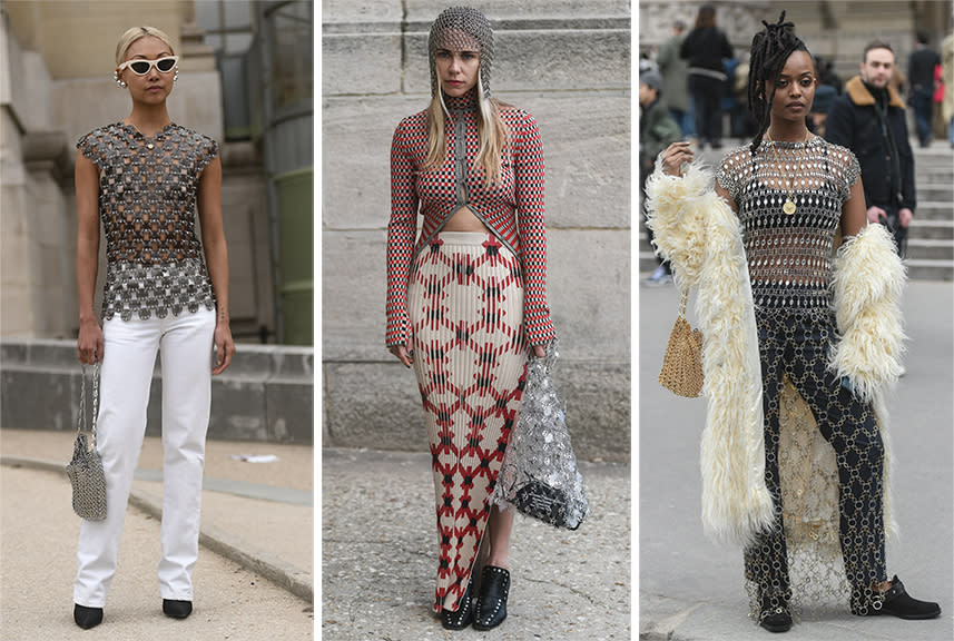 Street Style Trends Fall 2019: Chainmail in Paris