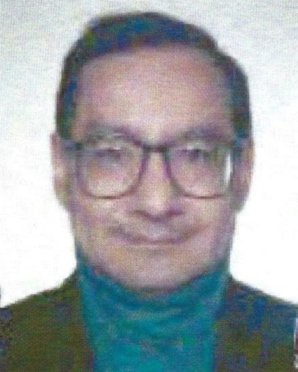 FILE - This photo provided by the U.S. Justice Department and contained in the affidavit in support of a criminal complaint, shows Manuel Rocha. On Thursday, Feb. 29, 2024, Rocha, 73, told a judge he would admit to federal counts of conspiring to act as an agent of a foreign government, charges that could land him behind bars for several years. (Justice Department via AP, File)