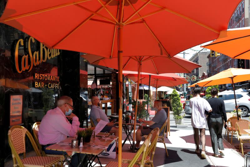 FILE PHOTO: Businesses in New York City on first day of phase two re-opening following outbreak of the coronavirus disease (COVID-19)