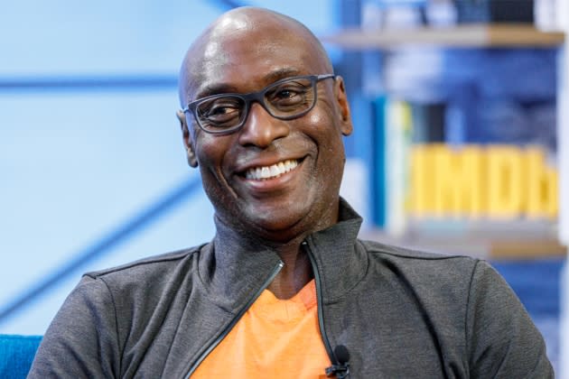 Lance Reddick Visits The IMDb Show - Credit: Rich Polk/Getty Images for IMDb