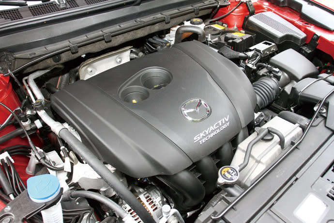 Mazda CX-5 2.5搭載2.5升直列四缸自然進氣引擎，可輸出最大動力194ps/ 26.3kgm。 版權所有/汽車視界