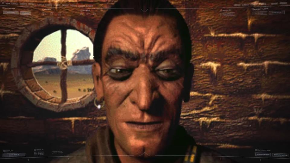 The worn face of Aradesh in Fallout 2
