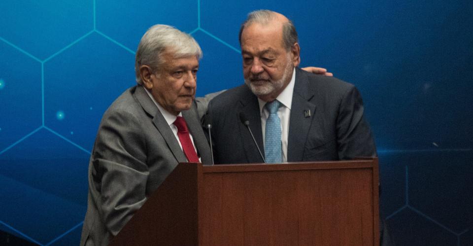 Carlos Slim confirma que participará en licitaciones del Tren Maya.