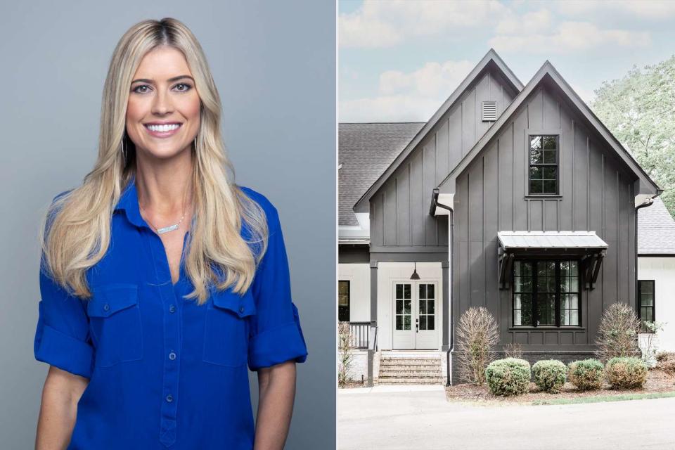 <p>Aaron Rapoport/Corbis/Getty; Girls at Flourish</p> Christina Hall, her Tennessee farmhouse