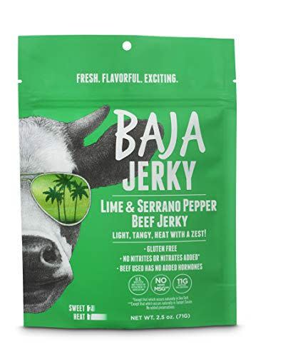 3) Lime and Serrano Pepper Beef Jerky (pack of 4)