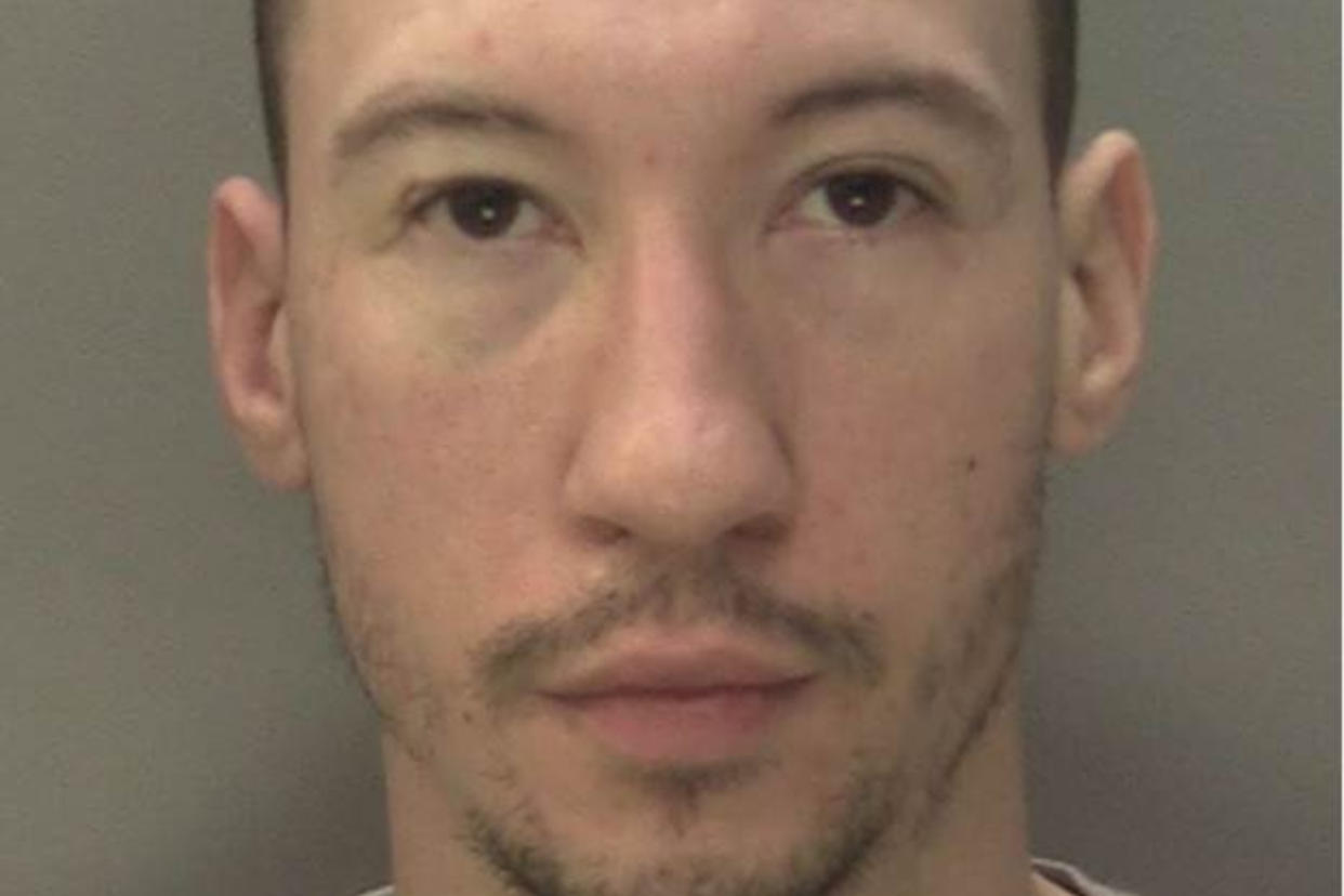 Jordan O’Connor, 28, was jailed after admitting to wounding, criminal damage, possession of two bladed weapons and affray