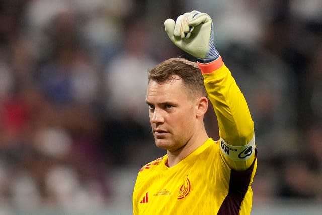 Germany captain Manuel Neuer wears the FIFA-approved ‘No discrimination’ armband