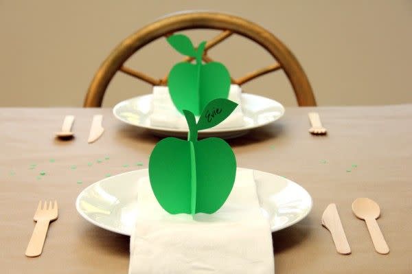 Apple Place Cards