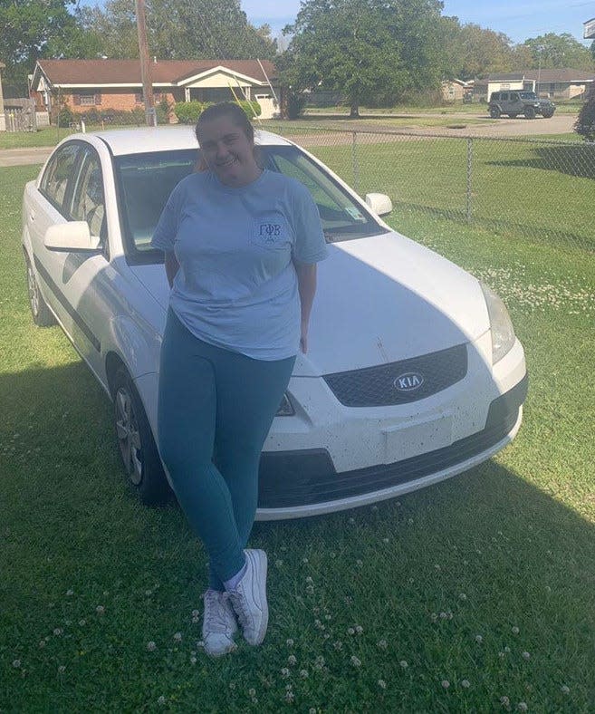 “I've slept in my car near campus a few times just so I can be here in the morning," said Nicholls student Cyra Howard-Green, who commutes between her home in Morgan City and the Thibodaux campus five days a week.