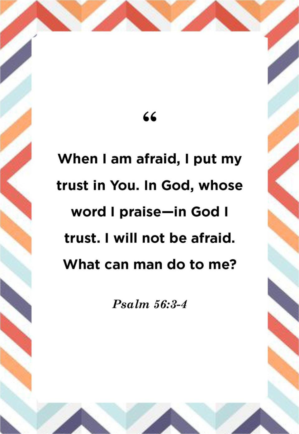 4) Psalm 56:3–4