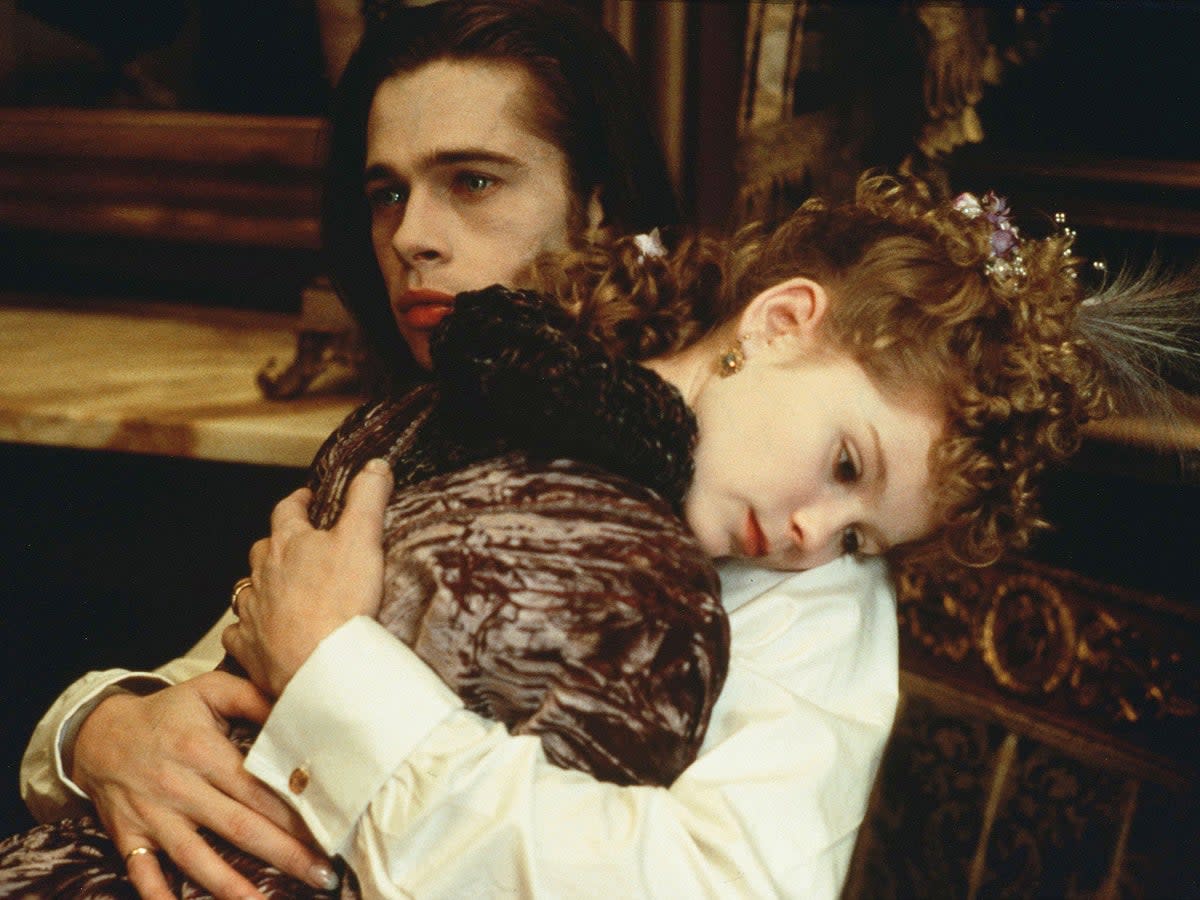 Brad Pitt and Kirsten Dunst in ‘Interview with the Vampire’ (Shutterstock)